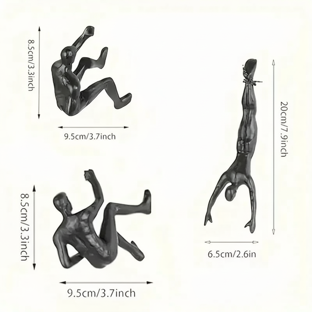 Whimsical Climbing Man Wall Art™