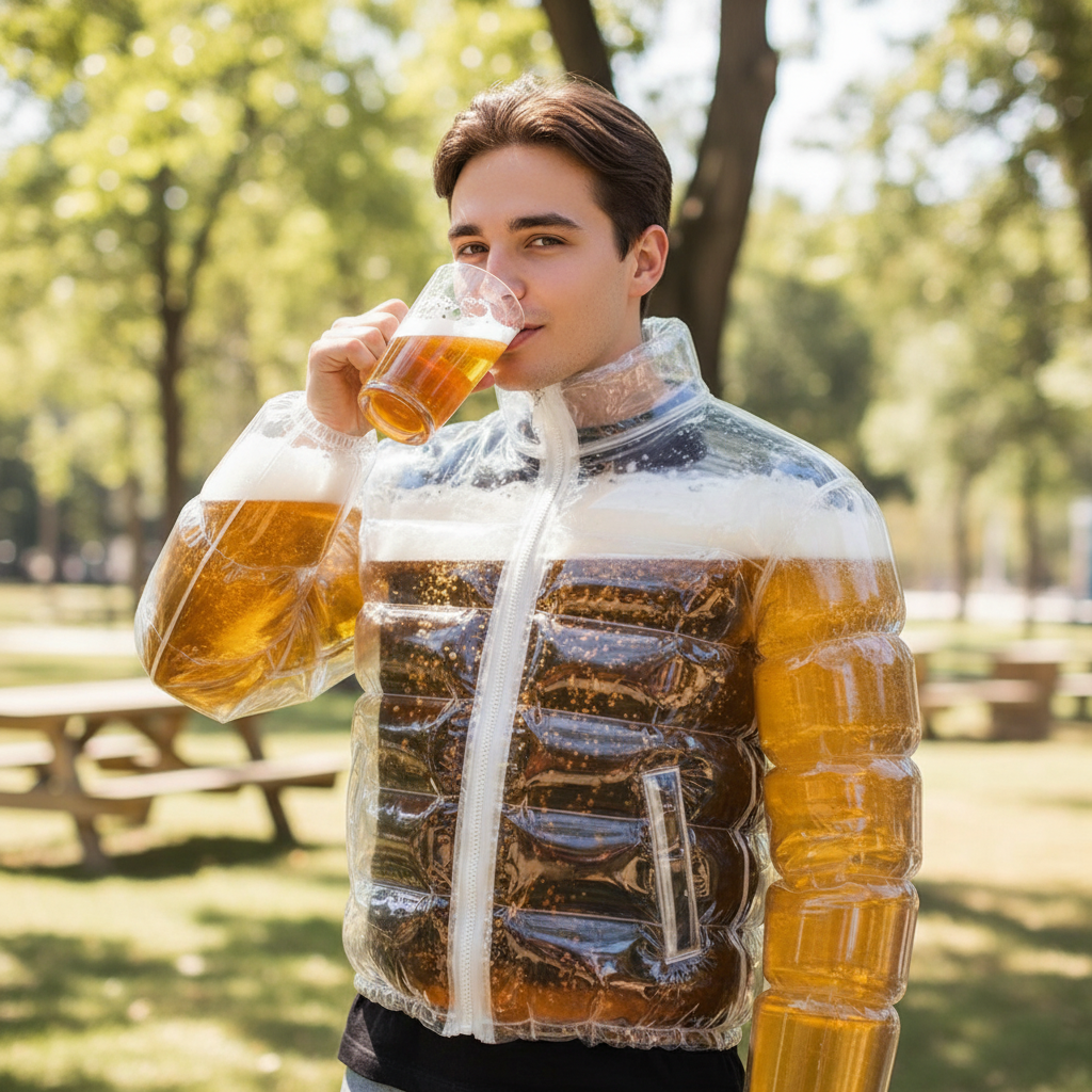 Beer Buddy Transparent Drinking Jacket™