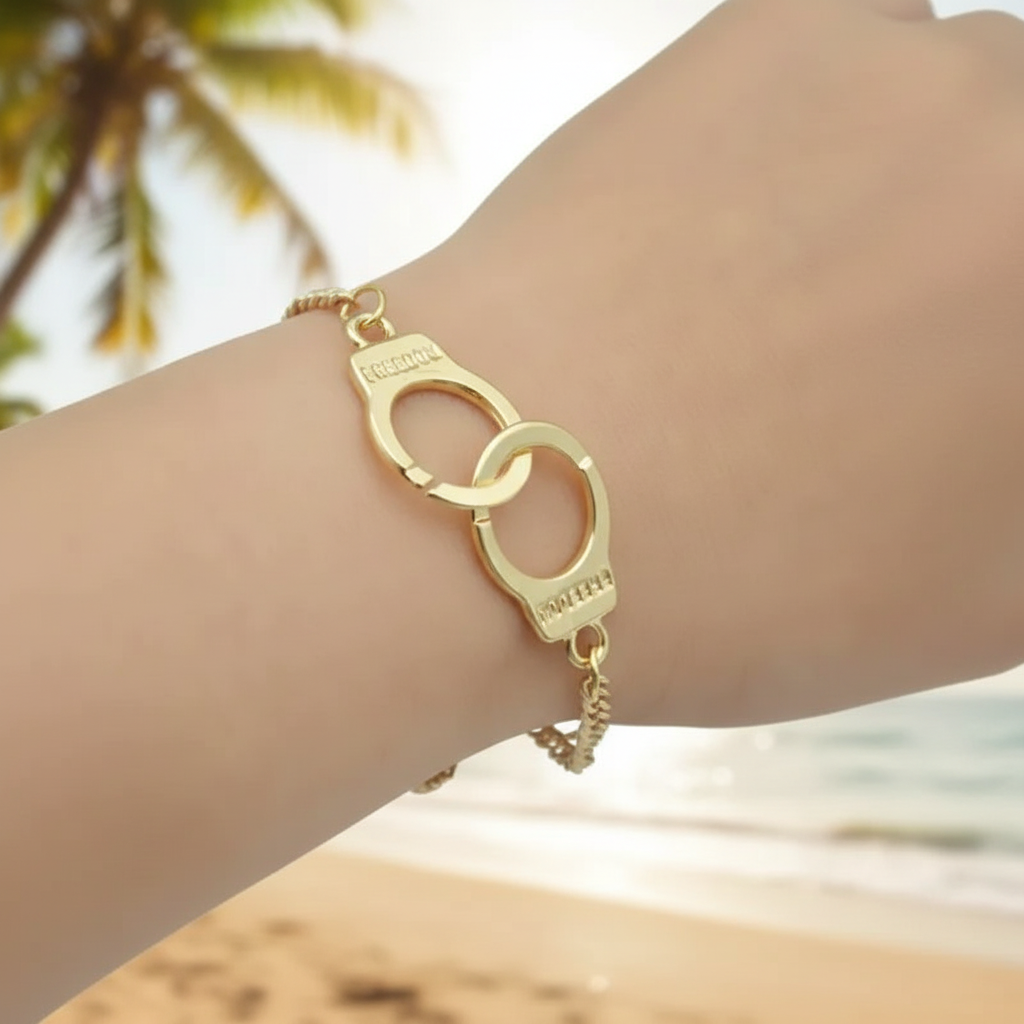 Letter 8 Handcuff Bracelet, Mini Handcuff Bracelet