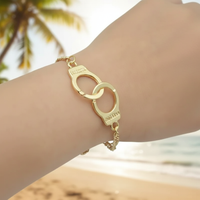 Letter 8 Handcuff Bracelet, Mini Handcuff Bracelet