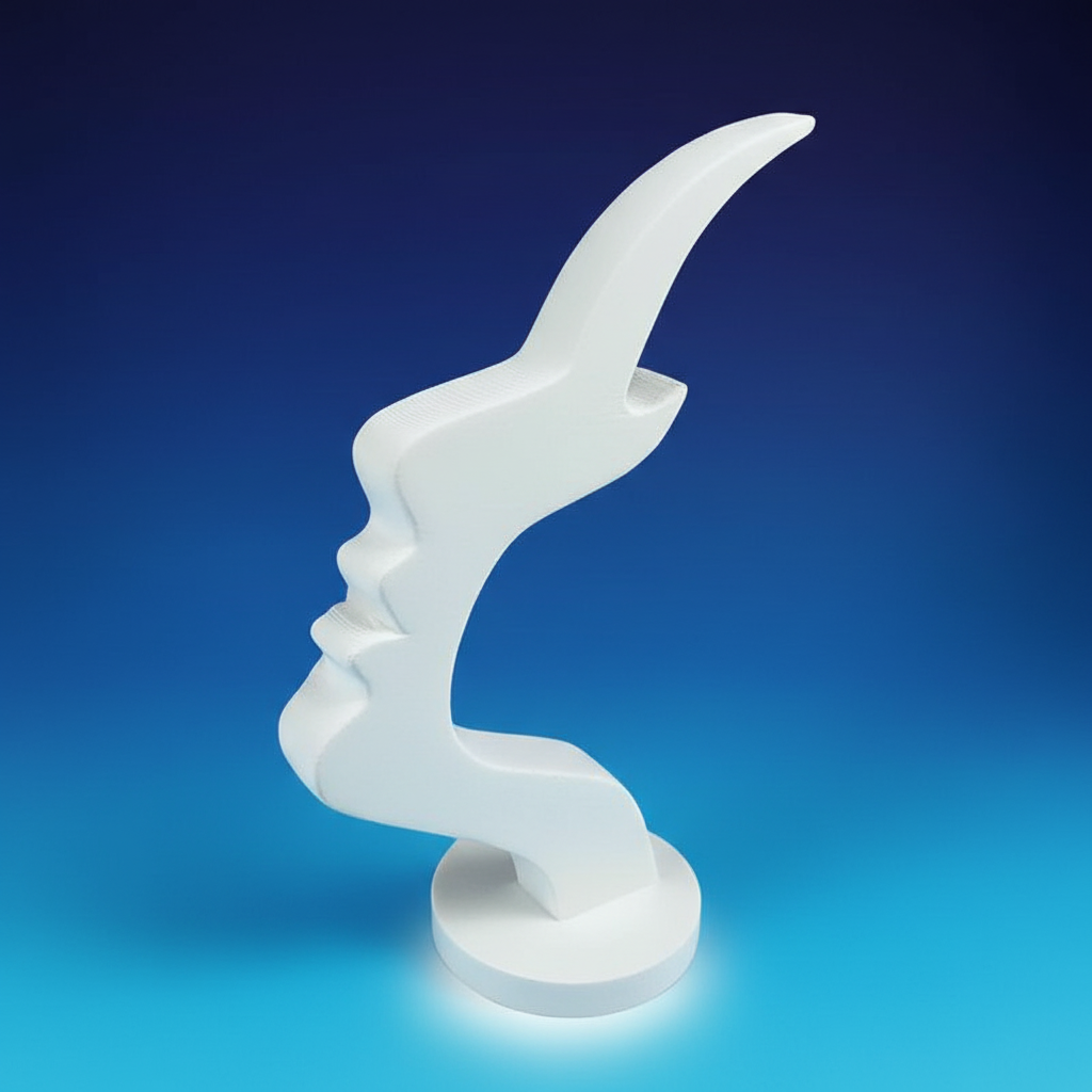 Minimalist Human Face Eyeglass Holder™