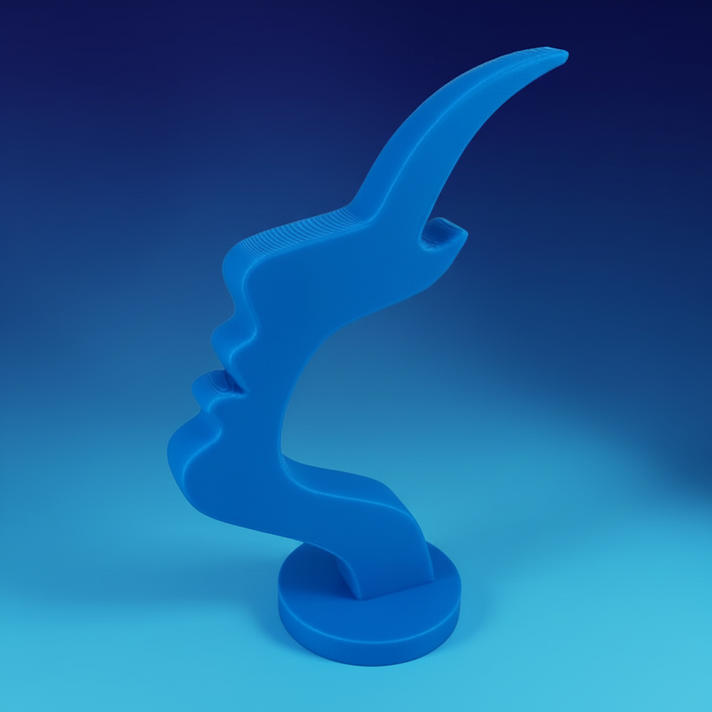 Minimalist Human Face Eyeglass Holder™