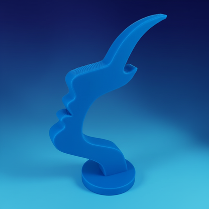 Minimalist Human Face Eyeglass Holder™