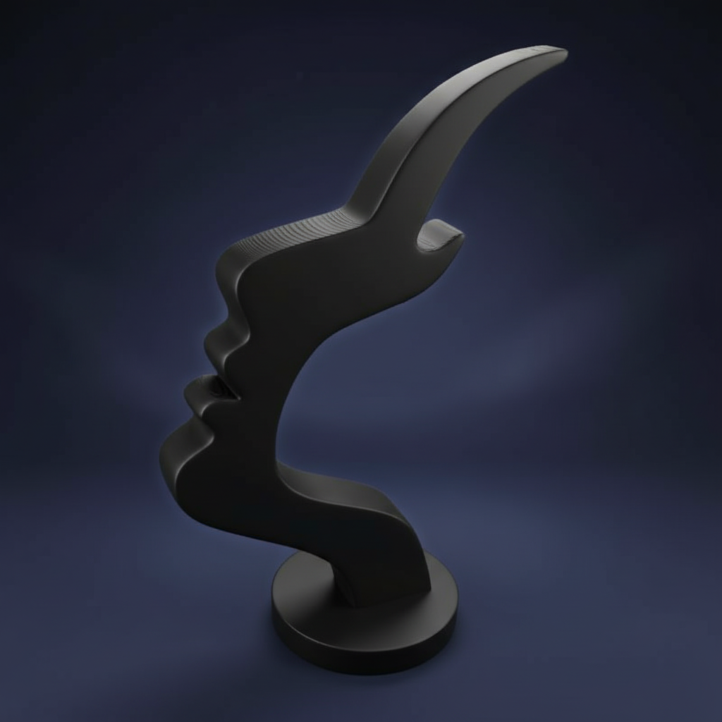 Minimalist Human Face Eyeglass Holder™