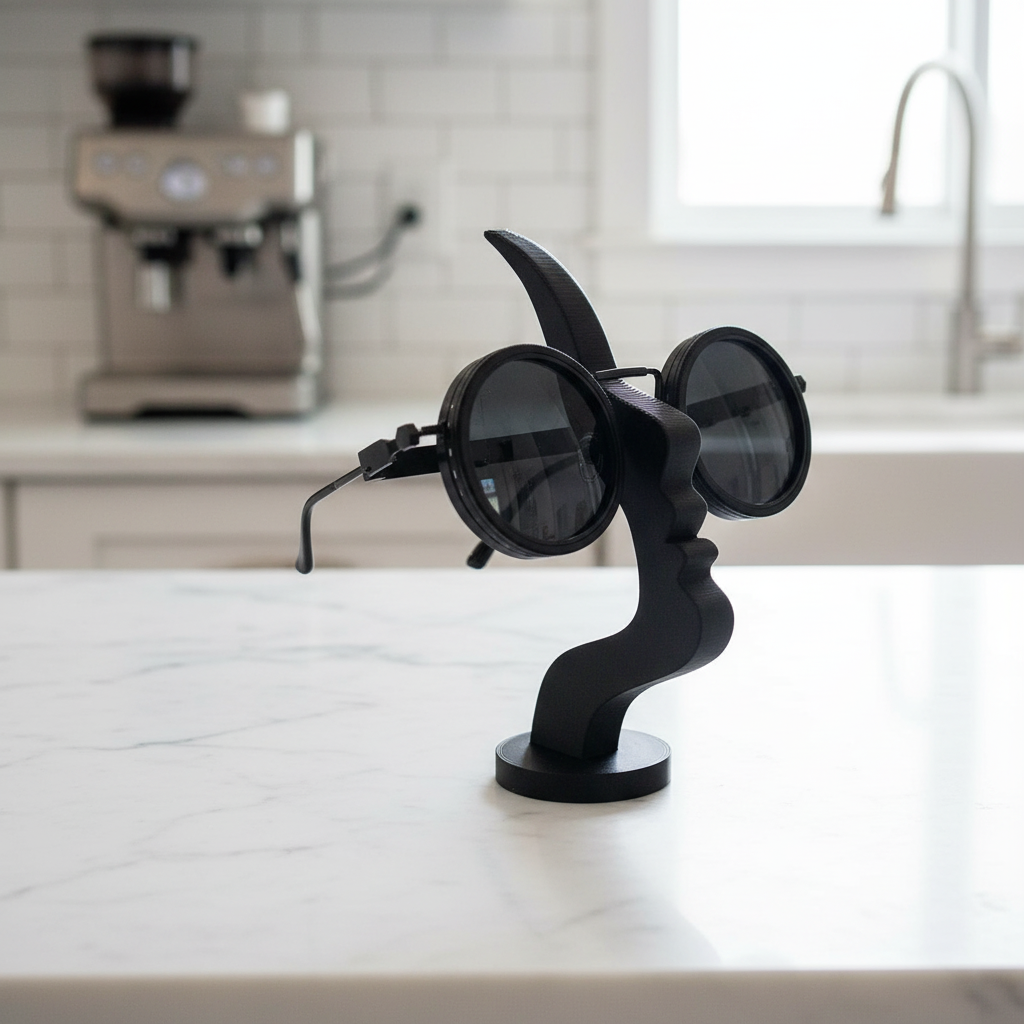 Minimalist Human Face Eyeglass Holder™