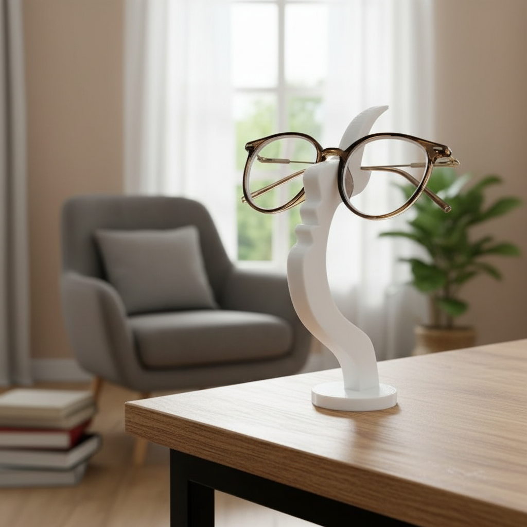 Minimalist Human Face Eyeglass Holder™